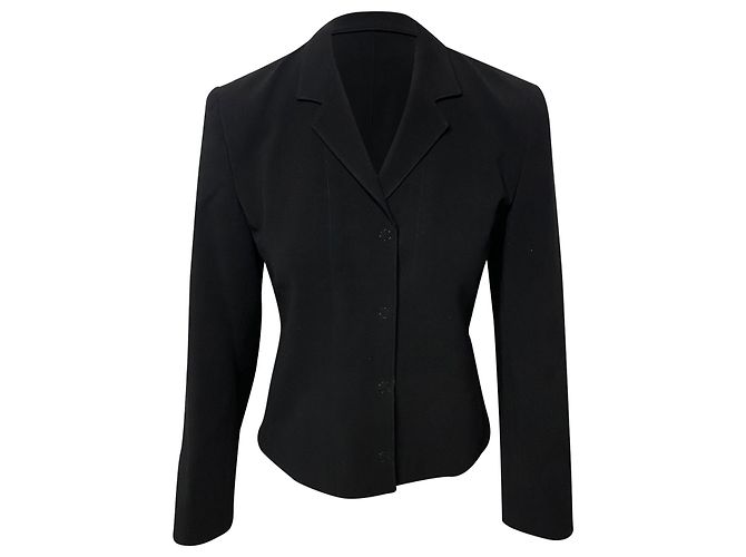 Conjunto de blazer e saia Prada em lã cinza - vista 12
