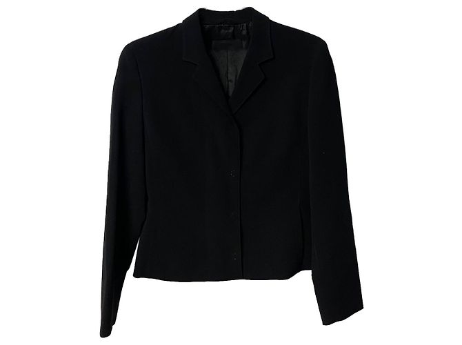 Conjunto de blazer e saia Prada em lã cinza - vista 16