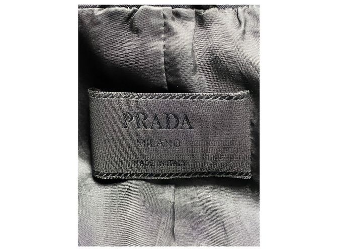 Conjunto de blazer e saia Prada em lã cinza - vista 19