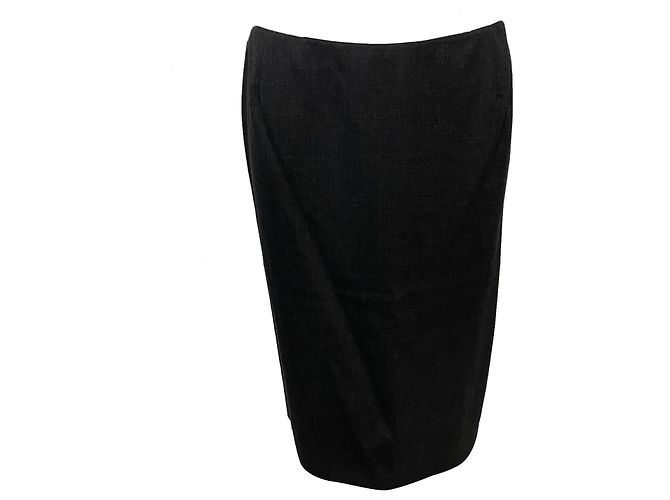 Conjunto de blazer e saia Prada em lã cinza - vista 6