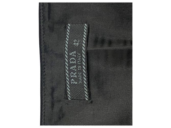 Conjunto de blazer e saia Prada em lã cinza - vista 9