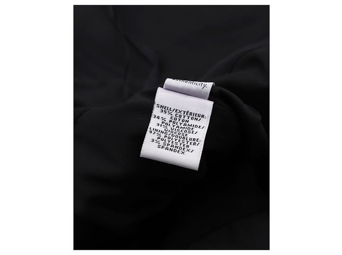 Mono largo de encaje de esmoquin en algodón negro Kyara de Diane Von Furstenberg - vista 7