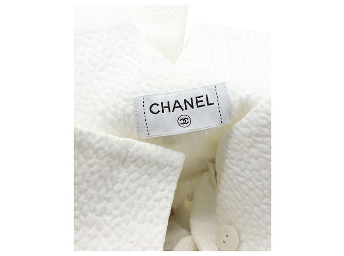 CALÇA CHANEL STRAIGHT cintura alta - BRANCO - vista 2
