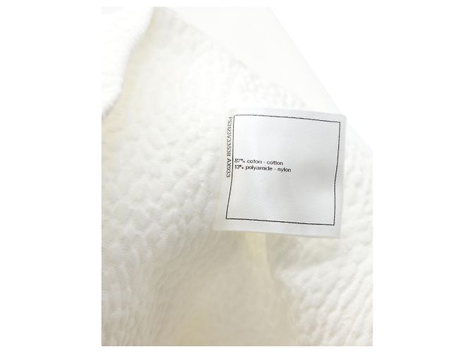 CALÇA CHANEL STRAIGHT cintura alta - BRANCO - vista 3