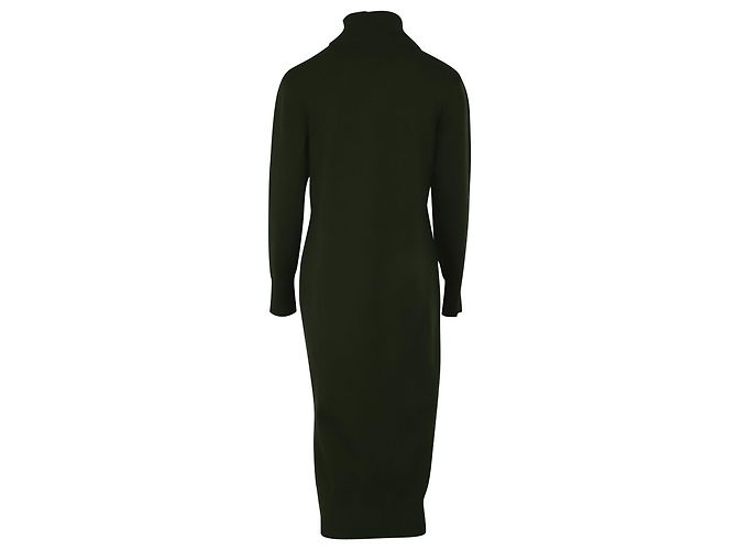 VESTIDO JOSEPH SALLY DE LANA SUAVE VERDE - vista 2