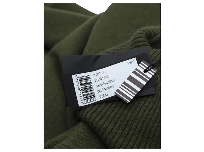 VESTIDO JOSEPH SALLY DE LANA SUAVE VERDE - vista 5