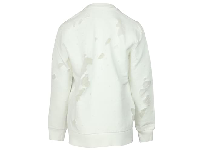 Moletom Afligido Givenchy em algodão branco - vista 2