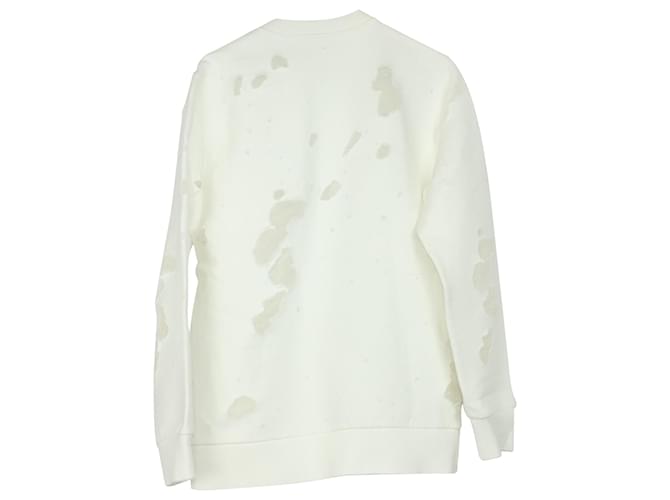 Moletom Afligido Givenchy em algodão branco - vista 7