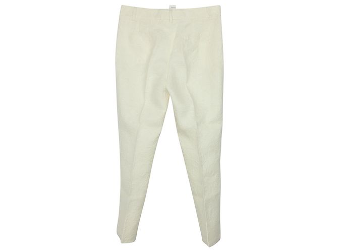 Pantalón Dolce & Gabbana Slim Fit De Algodón Blanco - vista 2