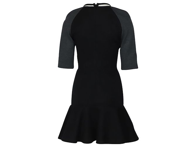Fendi Minikleid aus schwarzer Wolle - Ansicht 2