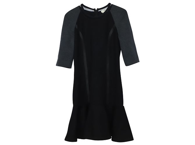 Fendi Minikleid aus schwarzer Wolle - Ansicht 3