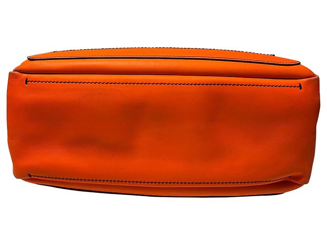 Bolsa Boxer Reed Krakoff em couro de bezerro laranja - vista 6