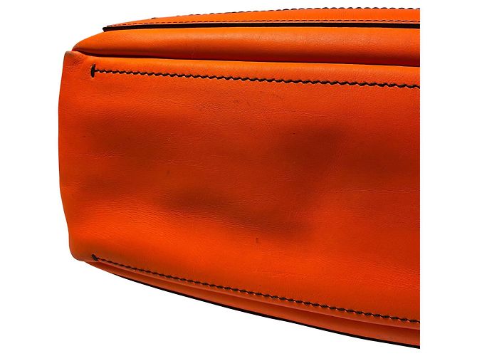 Bolsa Boxer Reed Krakoff em couro de bezerro laranja - vista 7