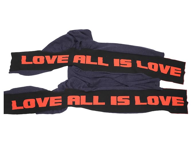 Stella Mc Cartney Stella McCartney – All is Love – Übergroßer Pullover aus marineblauer Wolle - Ansicht 12
