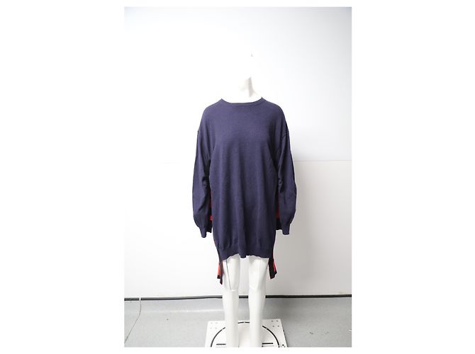 Stella Mc Cartney Stella McCartney – All is Love – Übergroßer Pullover aus marineblauer Wolle - Ansicht 13