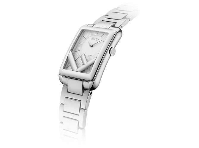 Fendi Run Away Uhr Silber Metallisch - Ansicht 3