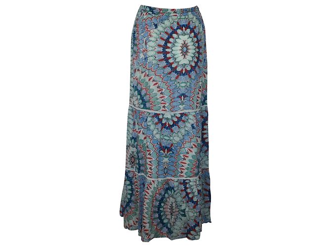 Gonna lunga Melissa Odabash Miriam Paradise in rayon multicolor - vista 2