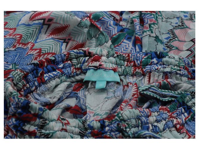 Gonna lunga Melissa Odabash Miriam Paradise in rayon multicolor - vista 3