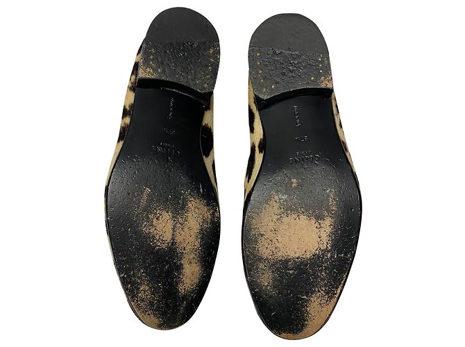 Mocasines Céline en pelo de caballo con estampado animal - Ansicht 5
