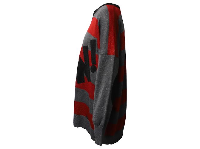 Iceberg Sparkly Stripe Pullover aus mehrfarbiger Baumwolle - Ansicht 2