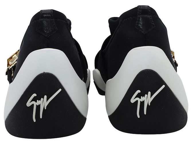 Giuseppe Zanotti Light Jump Sneaker aus schwarzem Neopren - Ansicht 4