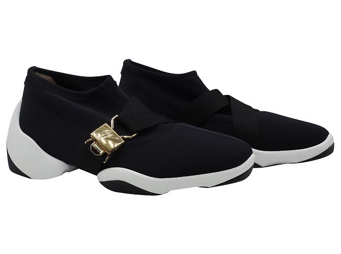 Giuseppe Zanotti Light Jump Sneaker aus schwarzem Neopren - Ansicht 6