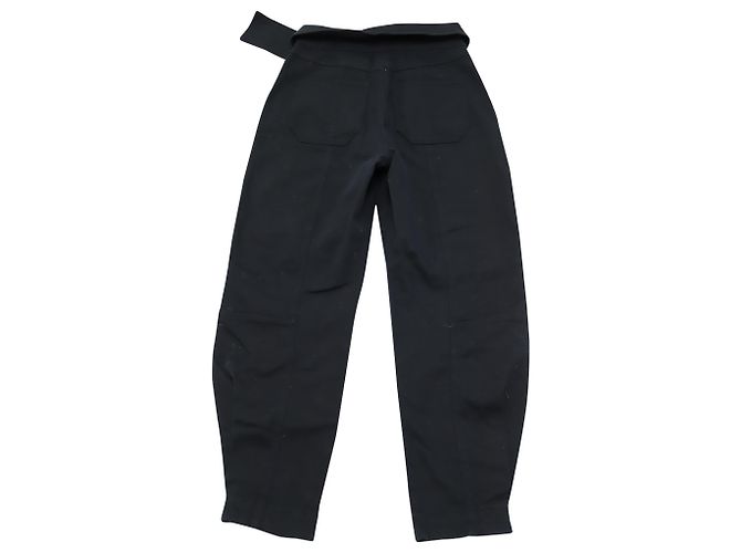 Ulla Johnson Storm Jeans aus schwarzer Baumwolle - Ansicht 2