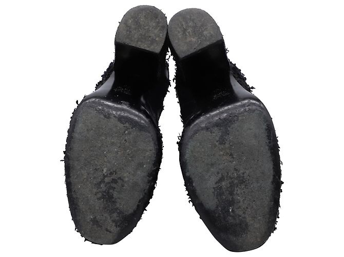 Stivaletti Laurence Dacade Merli in pelle di vitello invecchiata nera Nero - vue 5
