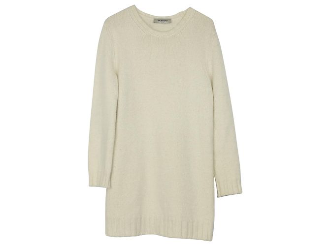 VESTIDO DE PUNTO Valentino Blanco Crudo - vista 5