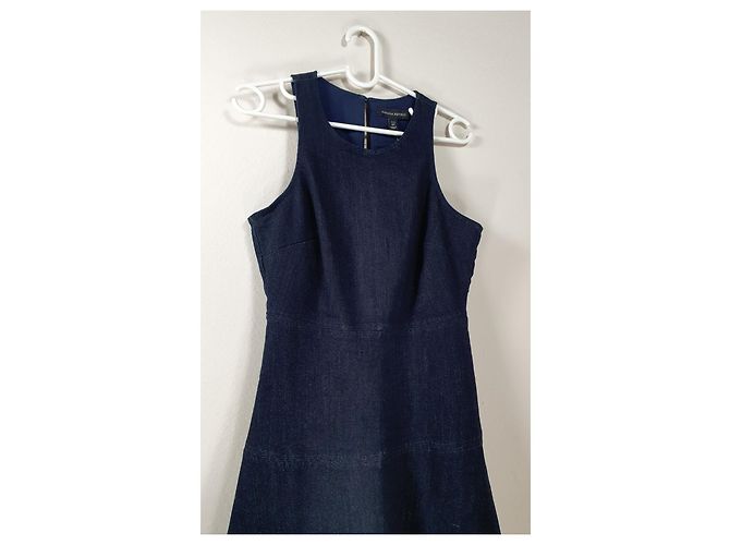 Vestido de algodón azul Banana Republic - vista 2