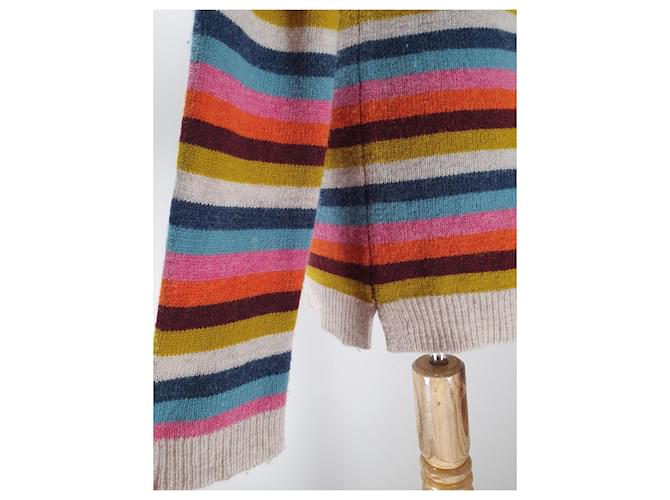 Clements Ribeiro Gestreifter Wollpullover Mehrfarben - Ansicht 4