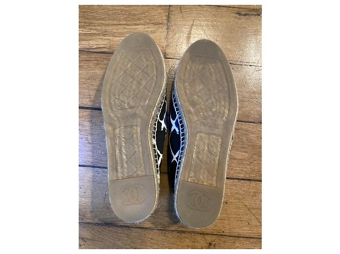 Chanel espadrilles Black Blue - view 4