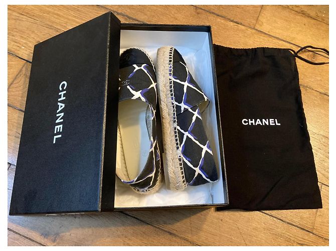 Chanel espadrilles Black Blue - view 7