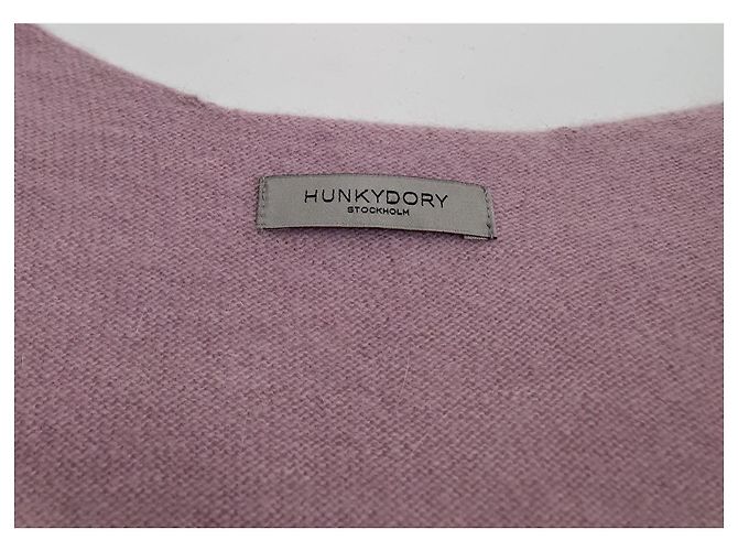 Autre Marque Pull Hunky Dory en mélange angora violet - vue 4