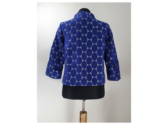 Blazer a pois blu Marni For H&M - vista 3