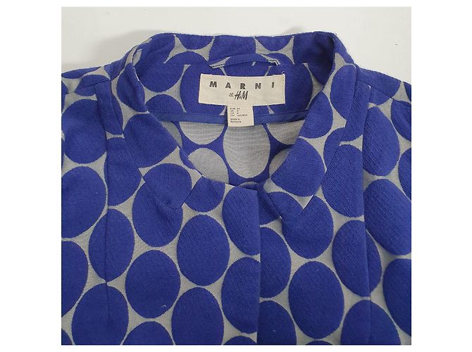 Blazer a pois blu Marni For H&M - vista 4