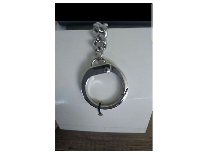 Portachiavi Christian Dior Argento Metallo - vista 2