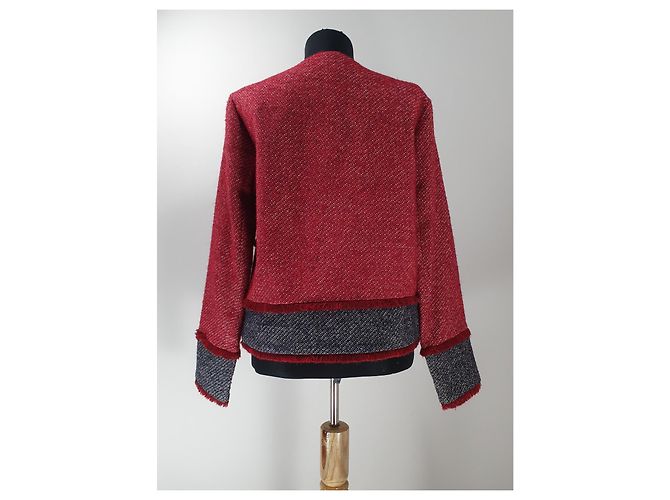 Giacca Sonia By Sonia Rykiel in cotone e lino multicolore - vista 3