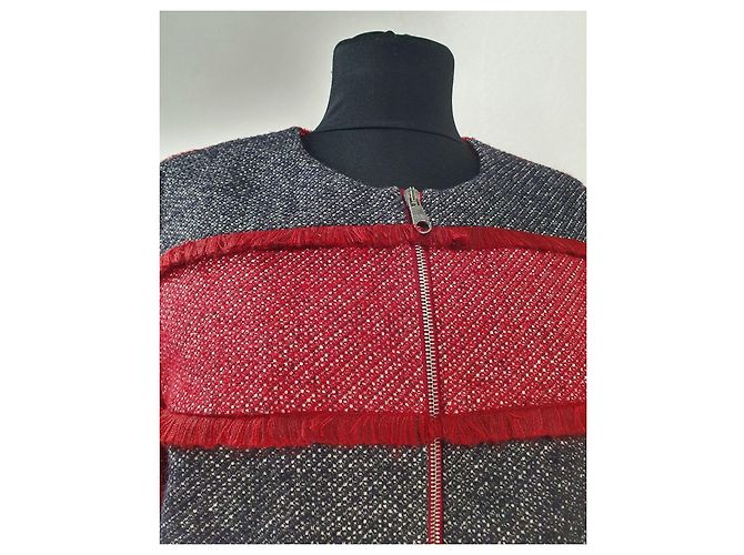 Giacca Sonia By Sonia Rykiel in cotone e lino multicolore - vista 4