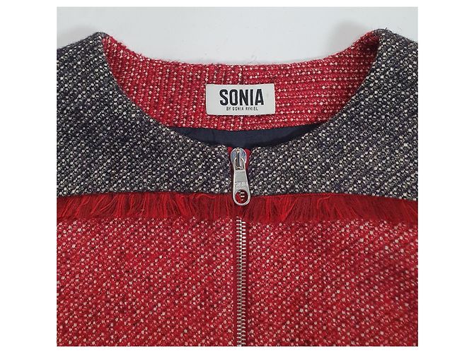 Giacca Sonia By Sonia Rykiel in cotone e lino multicolore - vista 5