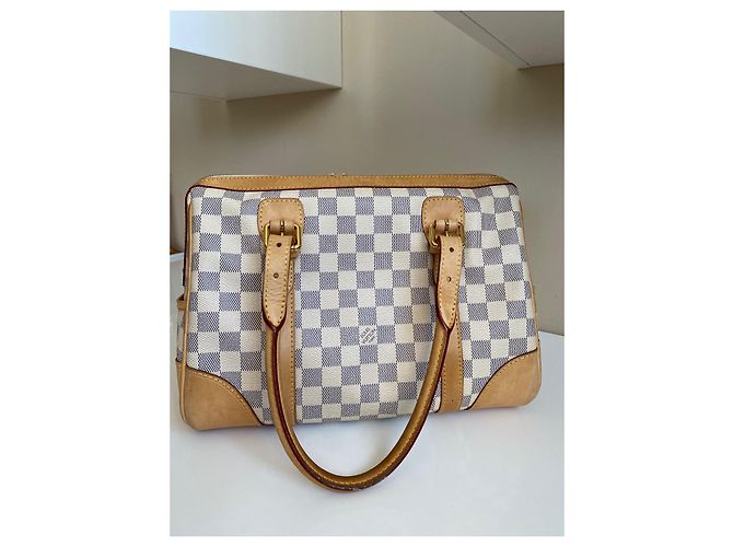 Borsa a mano Louis Vuitton Berkeley in tela Damier - vista 3