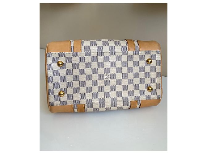 Borsa a mano Louis Vuitton Berkeley in tela Damier - vista 5