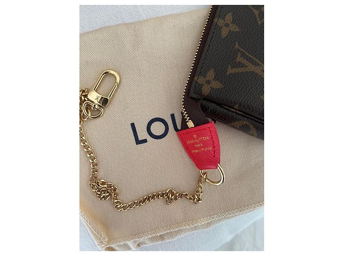 Louis Vuitton ACCESORIOS MINI POUCH Castaño - vista 3