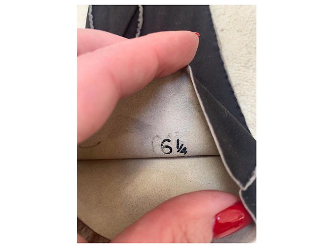 Hermès Handschuhe aus braunem Wildleder Dunkelbraun - Ansicht 5