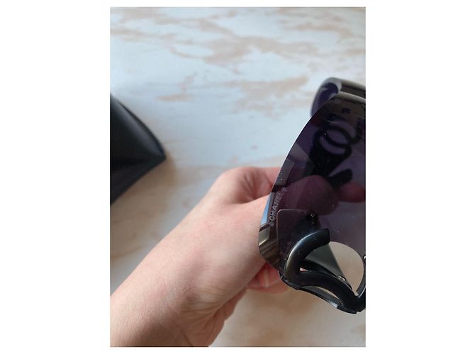 Chanel Y2gafas de sol k Metálico Morado oscuro - vista 4