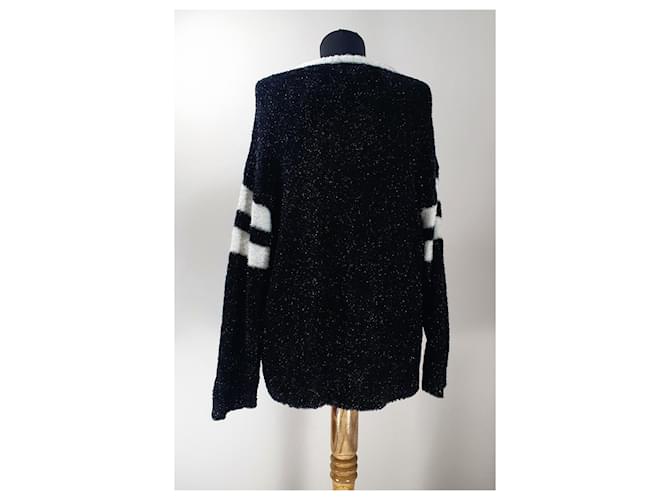 Mads Norgaard Coma Pullover Schwarz Weiß - Ansicht 3