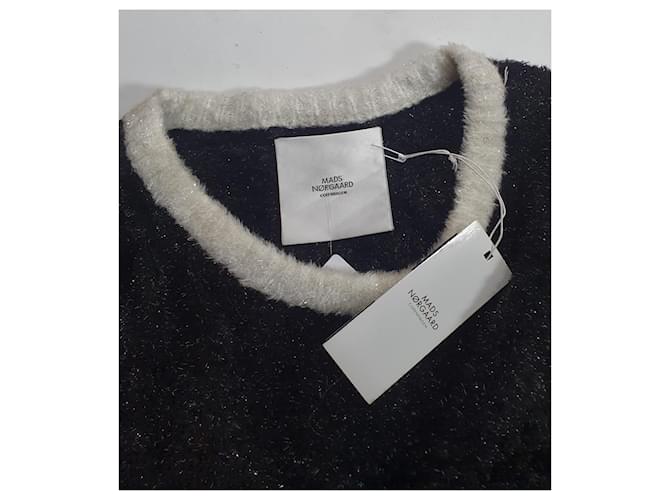 Mads Norgaard Coma Pullover Schwarz Weiß - Ansicht 4