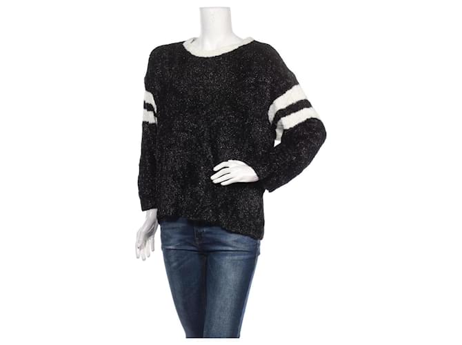 Mads Norgaard Coma Pullover Schwarz Weiß - Ansicht 5