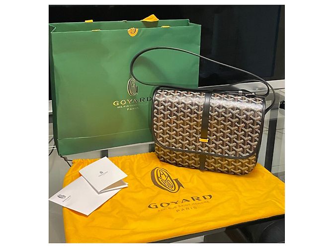 Goyard Belvedere Il Messenger MM Nero Pelle - vista 2