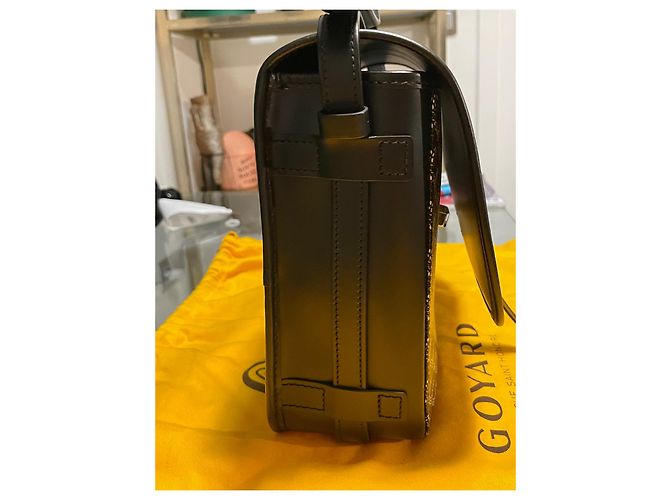 Goyard Belvedere Il Messenger MM Nero Pelle - vista 8